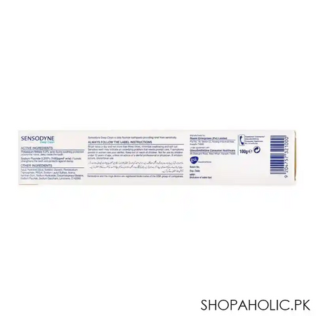 sensodyne deep clean toothpaste, 100g image5