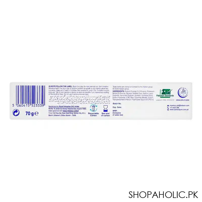 Sensodyne Deep Clean Toothpaste, 70g - Image 4