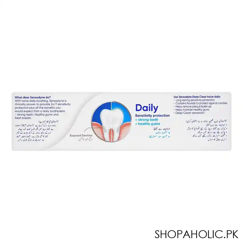 Sensodyne Deep Clean Toothpaste, 70g - Image 5