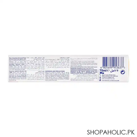 sensodyne extra fresh advanced repair & protect toothpaste, 75ml image5