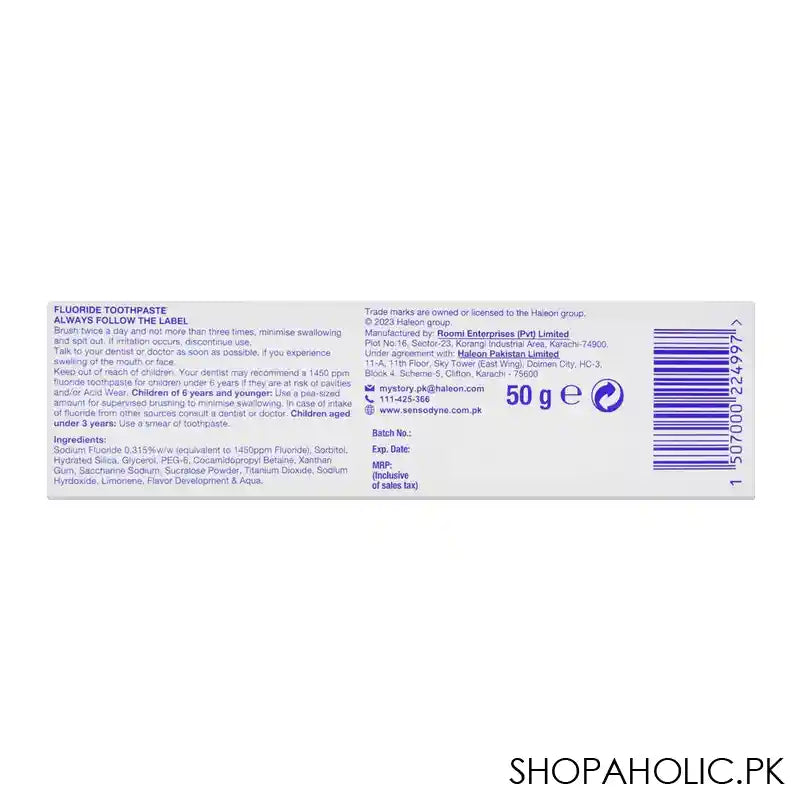 Sensodyne For Kids 6-12 Years, Toothpaste, 50g - Image 4