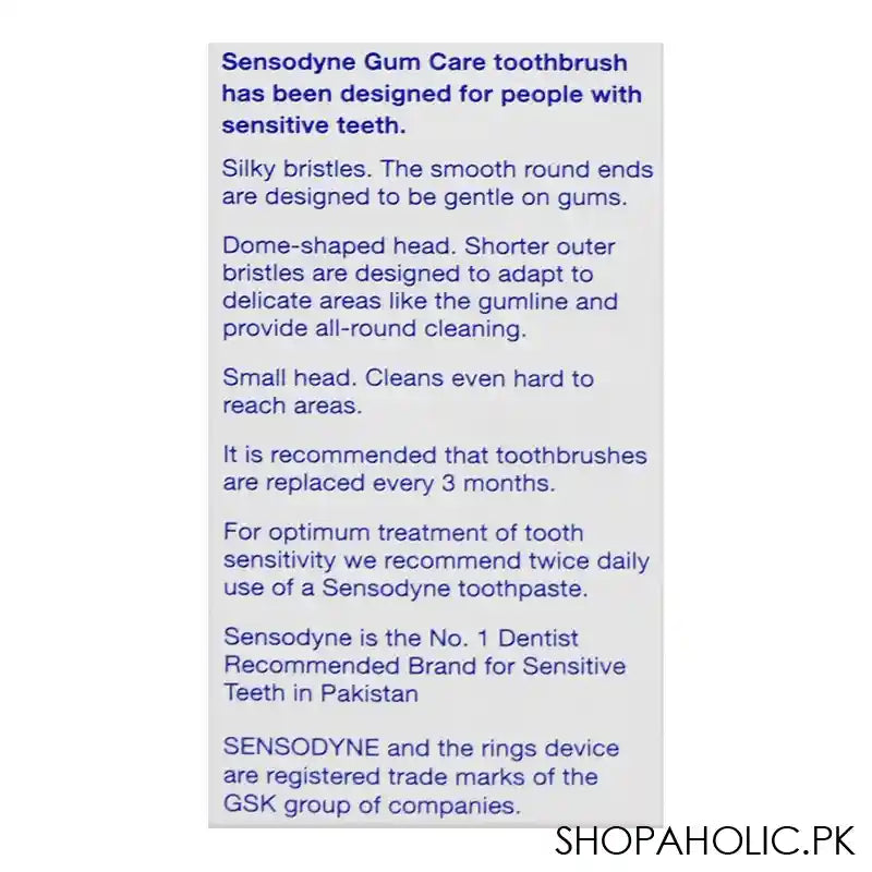 Sensodyne Gum Care Tooth Brush, Soft - Image 3