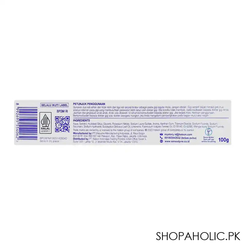 Sensodyne Herbal Daily Care Toothpaste, Indo, 100g - Image 3
