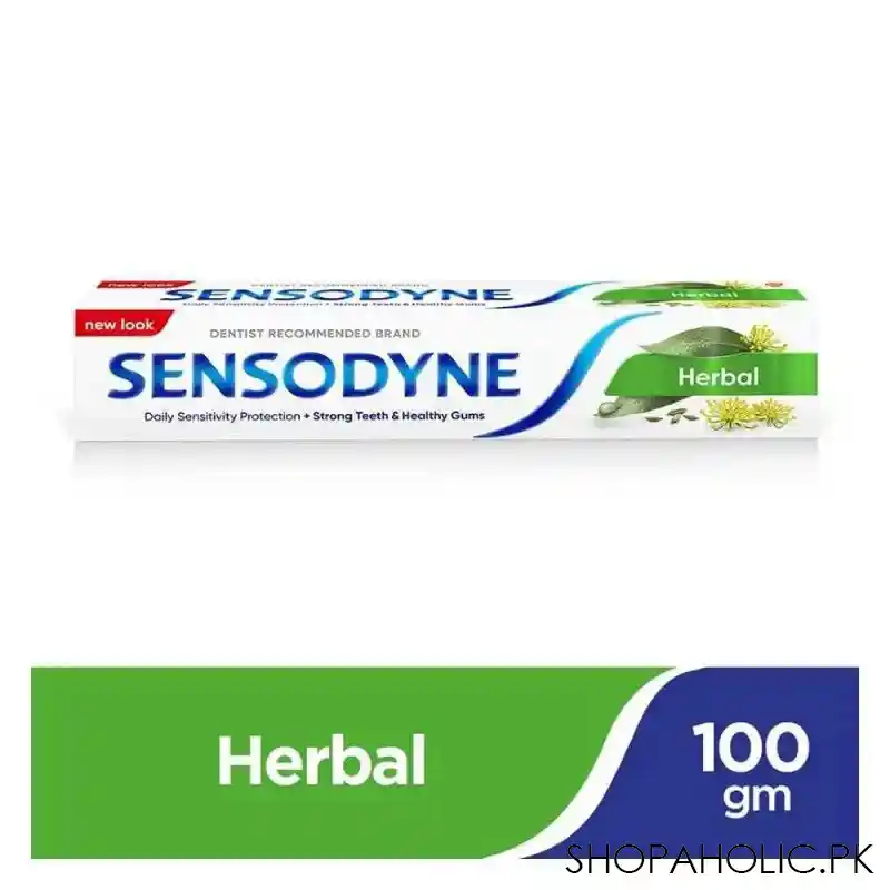 sensodyne herbal multi care daily care toothpaste, 100g main image