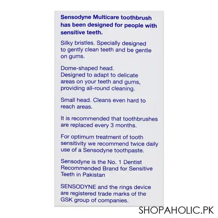 Sensodyne Multi Care Tooth Brush, Medium - Image 2
