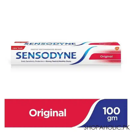 sensodyne original sodium chloride toothpaste, 100g main image