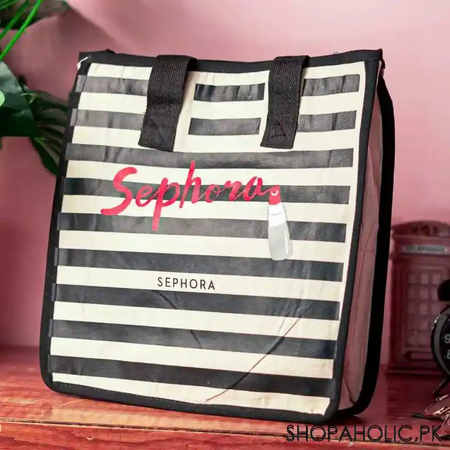 sephora heavy canvas shopping tote bag image3