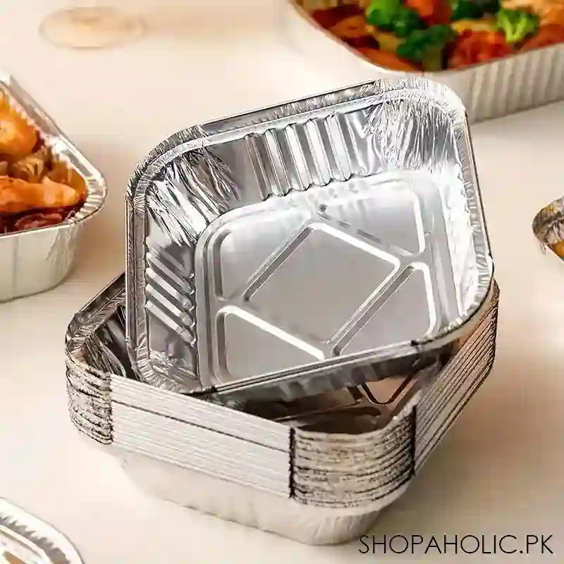 set of 10 aluminum foil plates image3