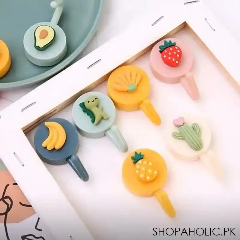 set of 10 cute cartoon wall hook image5