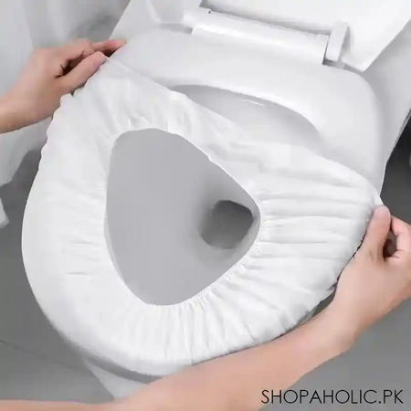 set of 10 disposable toilet seat cover main image