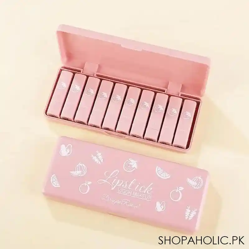 set of 10 dragon ranee lipstick set image2