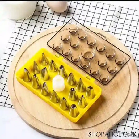set of 18 cake decorating nozzle set main image