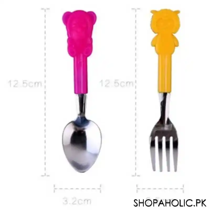 (set of 2) children spoon and fork image3