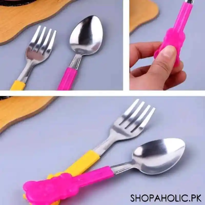 (set of 2) children spoon and fork image4