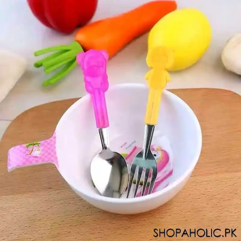 (set of 2) children spoon and fork image5