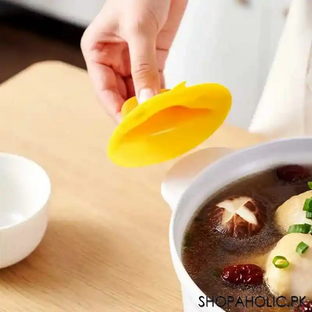 (set of 2) cute duck silicone pinch grip heat resistant finger protector pot holder image6