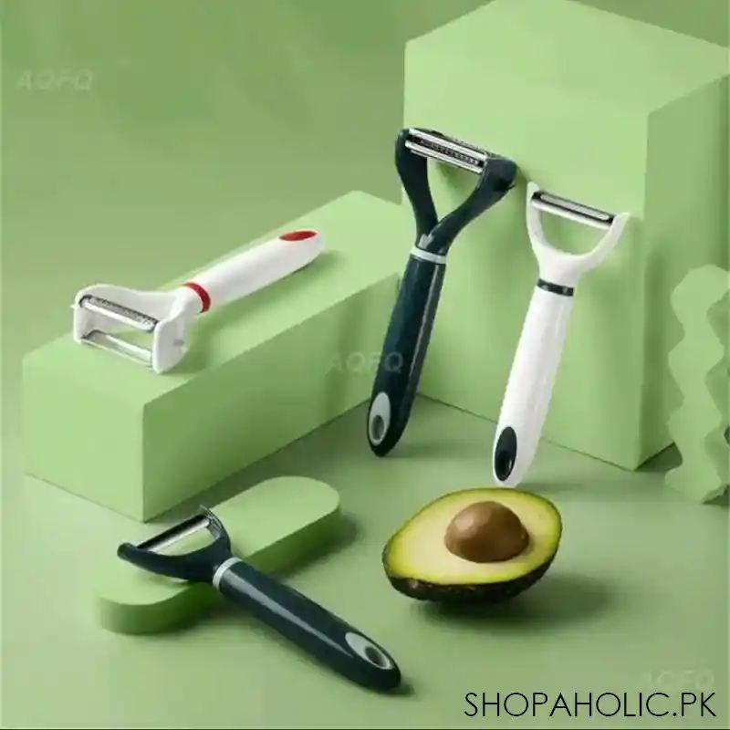 set of 2 fruit and vegetable peeler main image