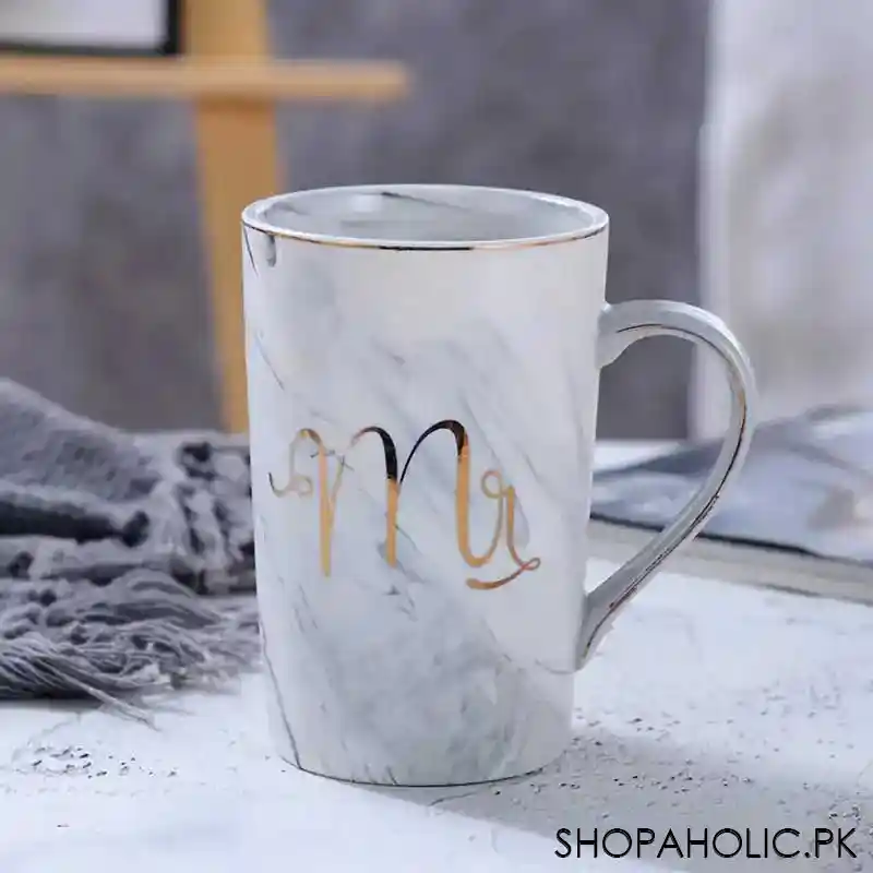 (set of 2) mr. and mrs. marble couple mug set with lid and spoon image5