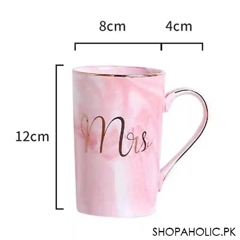 (set of 2) mr. and mrs. marble couple mug set with lid and spoon image7