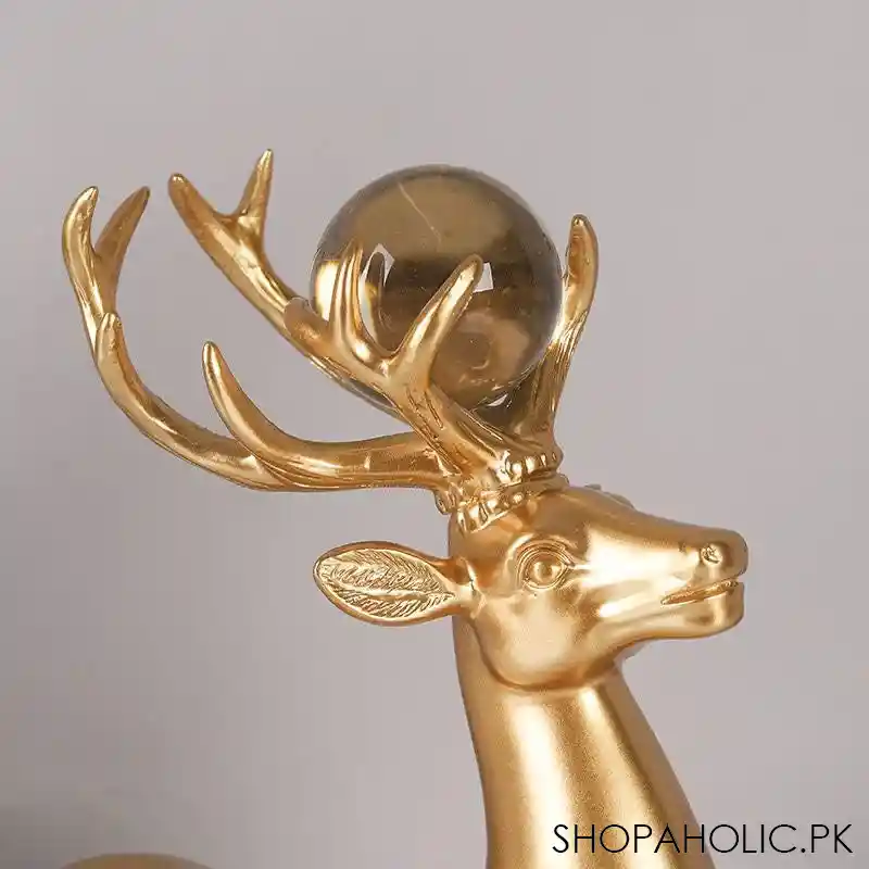 set of 2 nordic deer statue image4