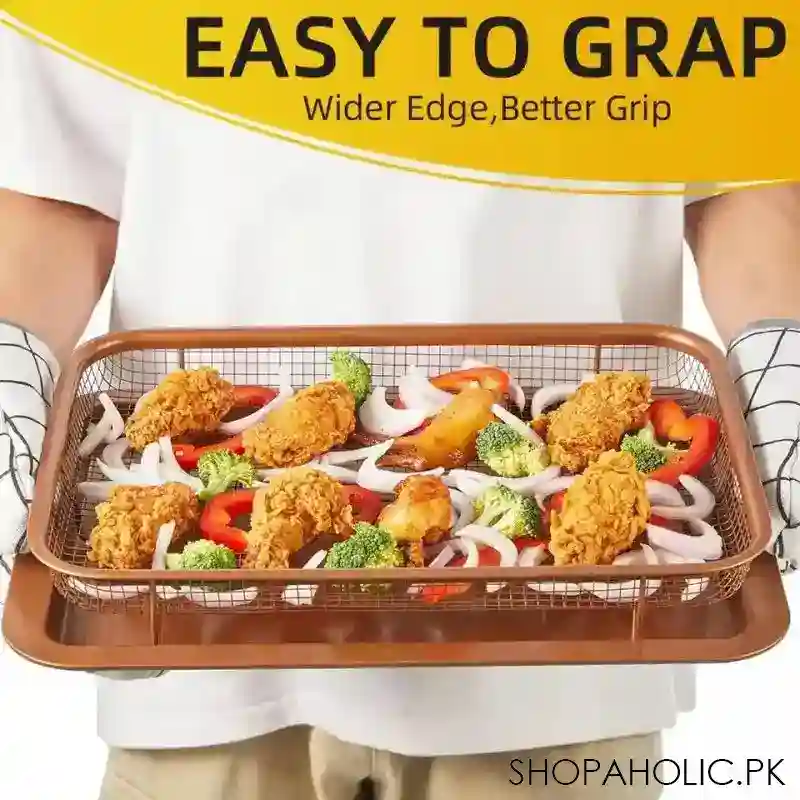 set of 2 pcs air fryer tray image3