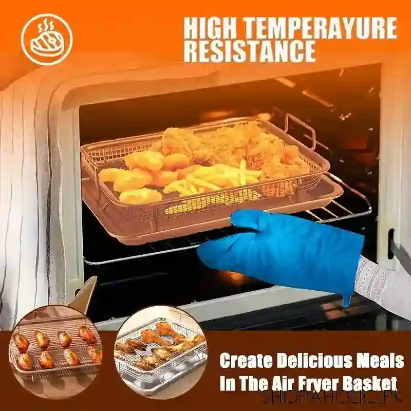 set of 2 pcs air fryer tray image4