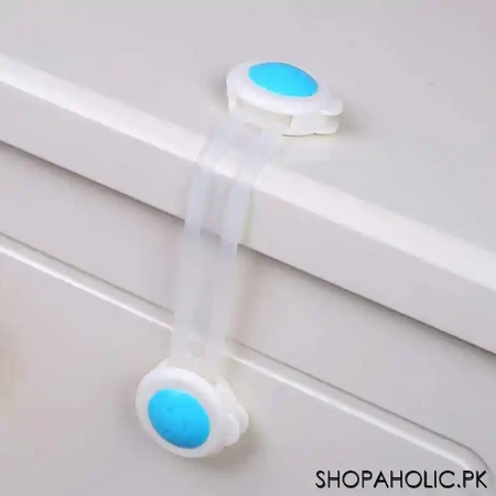 (set of 2) smiley face cabinet child lock image3