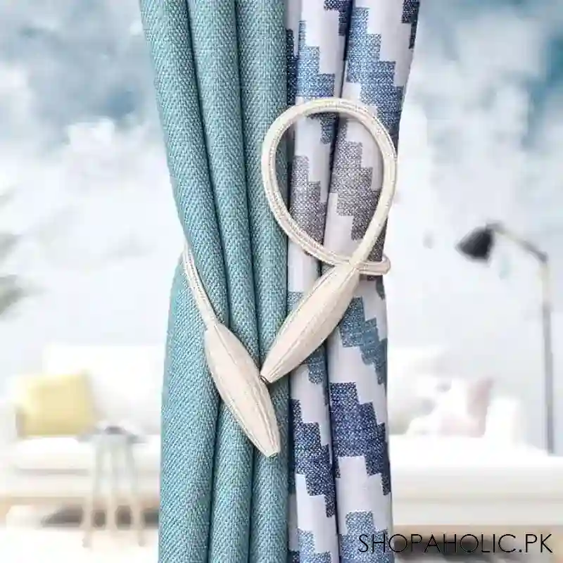 set of 2 twist curtain magnet image2