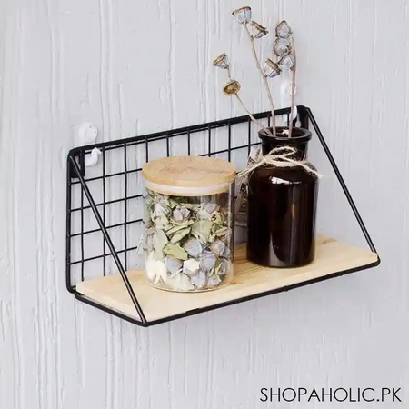set of 2 versatile floating wooden shelf image3