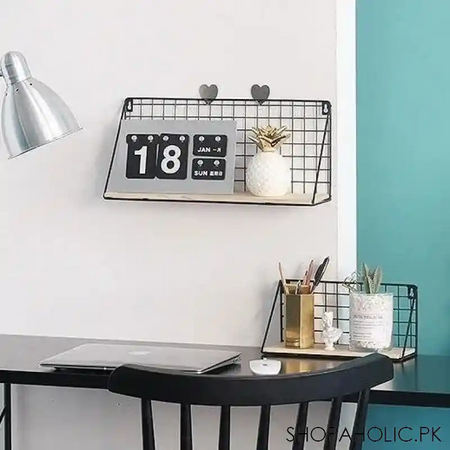 set of 2 versatile floating wooden shelf image5