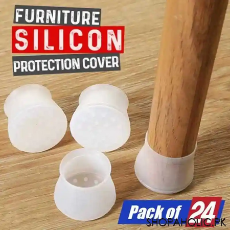 (set of 24) furniture silicone protection cover main image