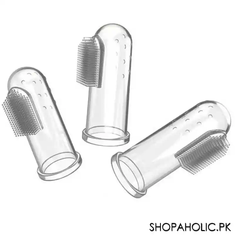 (set of 3) baby finger toothbrush image2