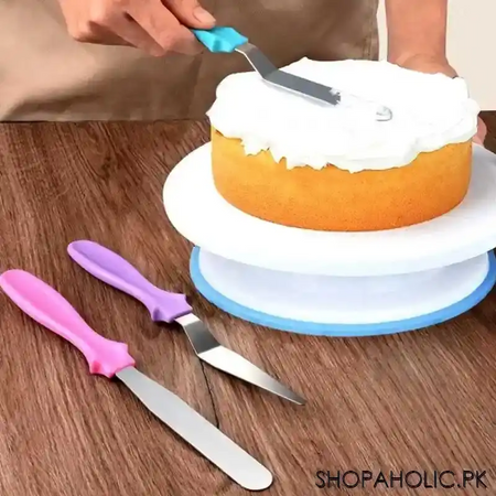 (set of 3) cake decorating spatula image5