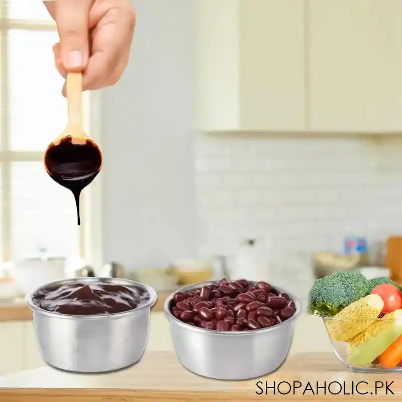 set of 3 colorful lid steel bowl image2