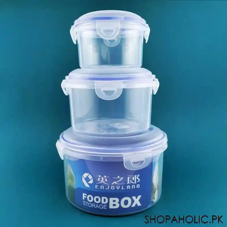 (set of 3) enjoyland food storage box main image