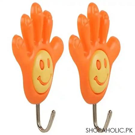 set of 3 hand and foot shape smiley hook image4