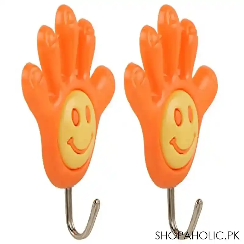 set of 3 hand and foot shape smiley hook image4