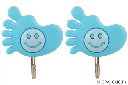 set of 3 hand and foot shape smiley hook image5