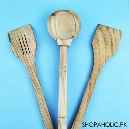 (set of 3) kitchen wooden spatula set image3