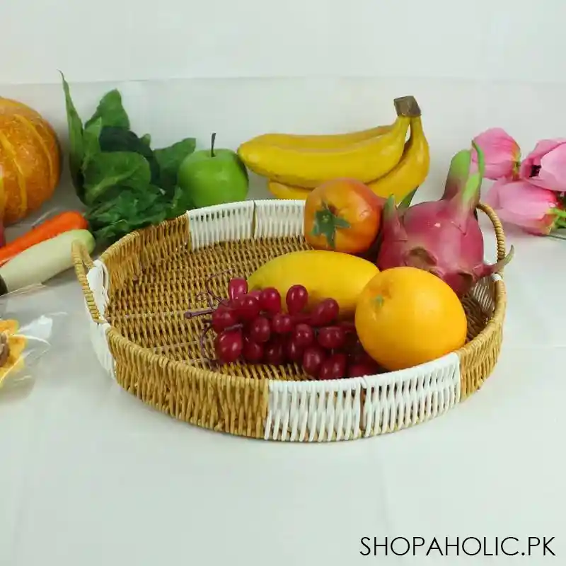 set of 3 oval rattan basket image5