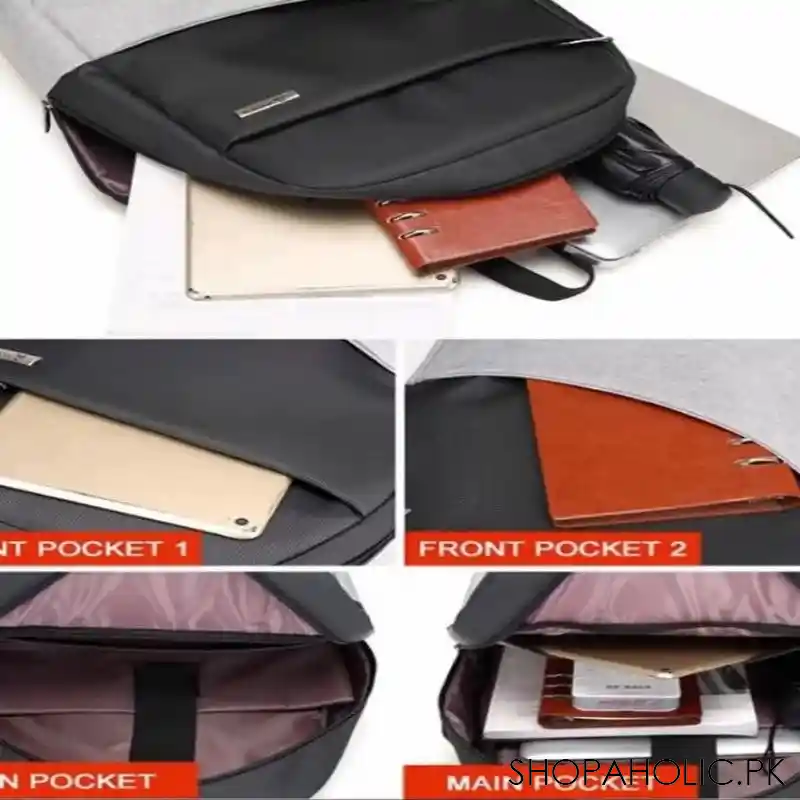 set of 3 stylish laptop backpack image5