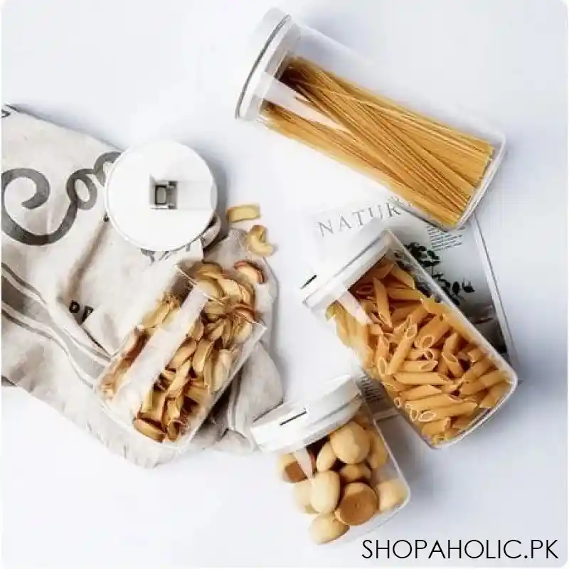 set of 3 transparent cookie jar image3