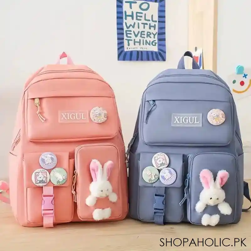 set of 4 bunny bag image2