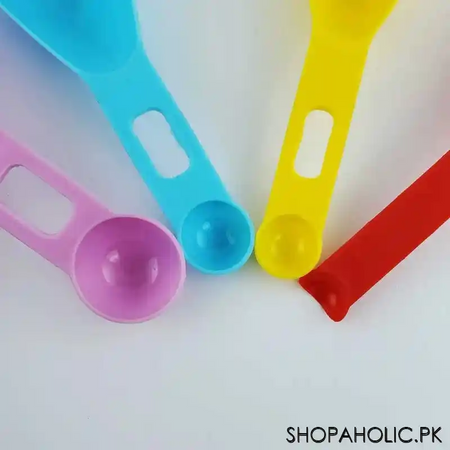 (set of 4) colorful 2 in 1 measuring scoop and spoon image2