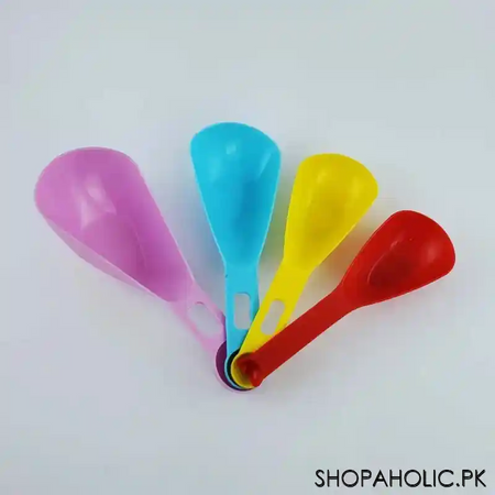 (set of 4) colorful 2 in 1 measuring scoop and spoon main image