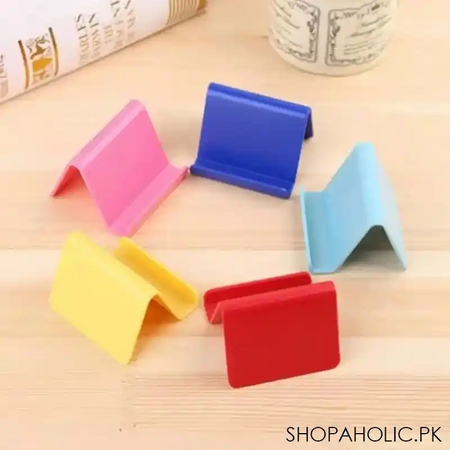 set of 4 colorful phone stand image4