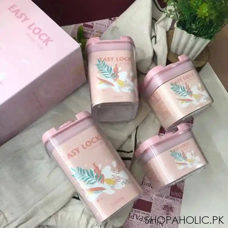 set of 4 easy lock storage tank image2