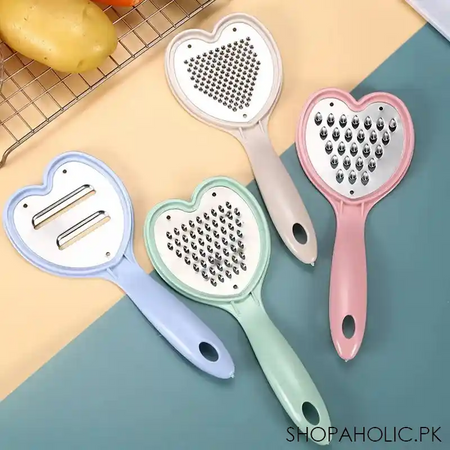set of 4 heart veg shredder image5