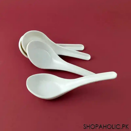 (set of 4) melamine soup spoons image3