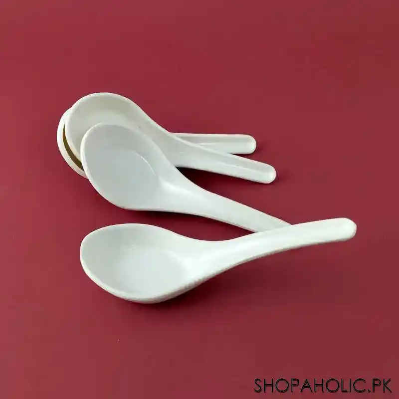 (set of 4) melamine soup spoons image3